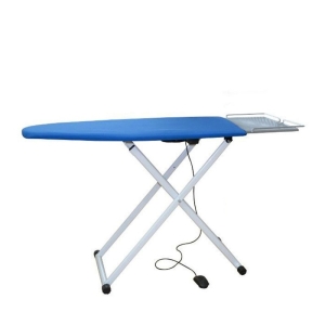 ROTONDI MINI 9 - składany stół prasowalniczy z odsysaniem i podgrzewaną powierzchnią, opcjonalnie z prasulcem