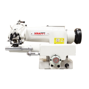KRAFT KF-140H-BD - podszywarka przemysłowa 1-nitkowa z wąskim cylindrem, ścieg jednostronnie kryty, silnik DD, ciężkie szycie (czapki) - komplet