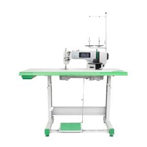 ZOJE A8000-D4-TP-02 Z SET Stebnówka 1-igłowa, automatyczna do lekkich i średnich materiałów - maszyna do szycia kompletna