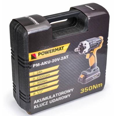 POWERMAT PM-AKU-20V-2AT - KLUCZ AKUMULATOROWY UDAROWY PM-AKU-20V-2AT