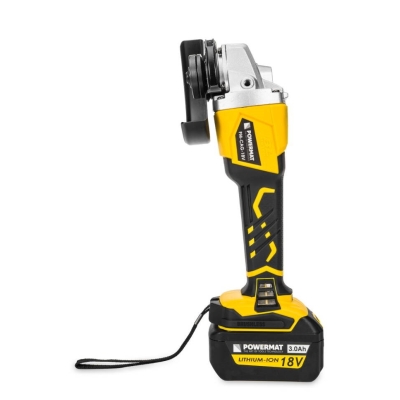 POWERMAT PM-CAG-18V - SZLIFIERKA KĄTOWA AKUMULATOROWA PM-CAG-18V 125MM