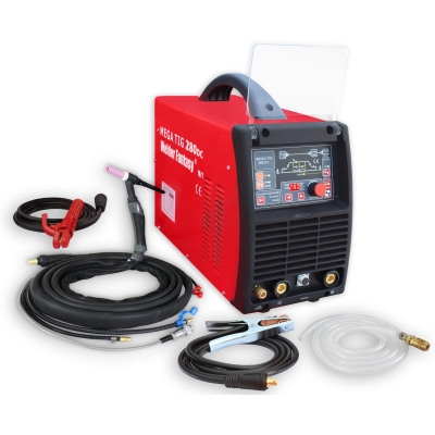 WELDER FANTASY MEGATIG 280DC - spawarka inwertorowa, uchwyt, chłodnica, wózek - zestaw