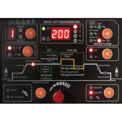 WELDER FANTASY MINI JET TIG AC/DC 200 - spawarka inwertorowa + uchwyt