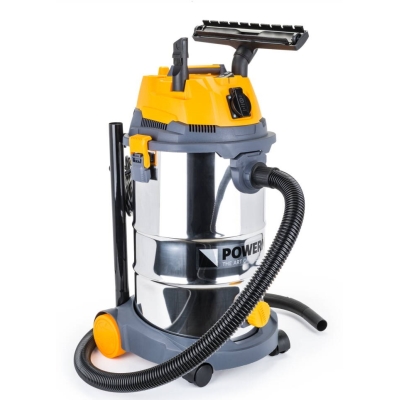 POWERMAT PM-OD-30M FC - ODKURZACZ PRZEMYSŁOWY PM-OD-30M FC 1600W SUCHO/MOKRO + OTRZĄSACZ FILTRA