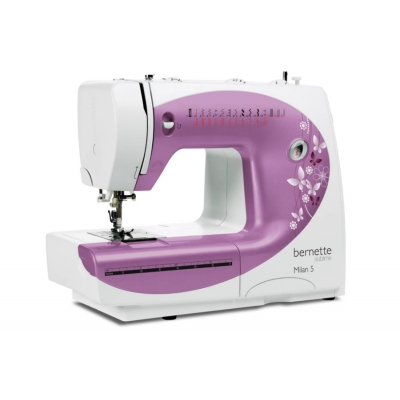 BERNINA MILAN 5 Maszyna do szycia wieloczynnościowa sterowana mechanicznie, 26 programów szycia