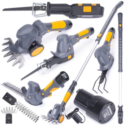 POWERMAT PM-ANTK-12M - NOŻYCE PIŁA GRABIE DO TRAWY KRZEWU ŻYWOPŁOTU 4W1 PM-ANTK-12M