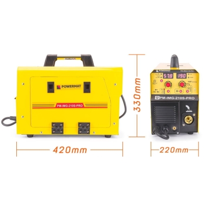 POWERMAT PM-IMG-210S-PRO - SPAWARKA MIGOMAT INWERTOROWY MIG MAG MMA TIG 210A PM-IMG-210S-PRO