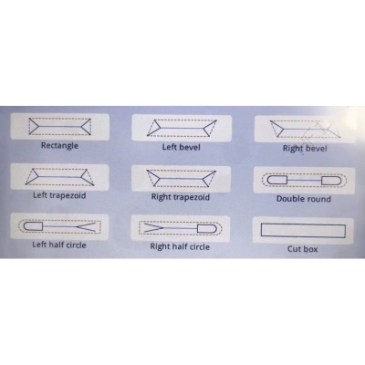 JACK JK-T3520MA-N-F3G2 - automat do kieszeni ciętych z cięciem laserowym, 1 lub 2 wypustki + zamek