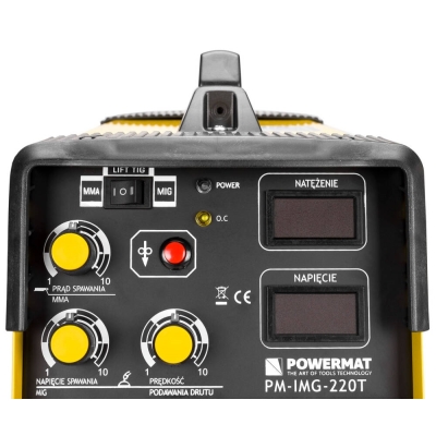 POWERMAT PM-IMG-220T - MIGOMAT INWERTOROWY 220A MIG / MAG / TIG / MMA PM-IMG-220T