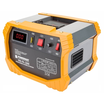 POWERMAT PM-PA-30M - PROSTOWNIK AKUMULATOROWY SAMOCHODOWY 30A 12/24V PM-PA-30M