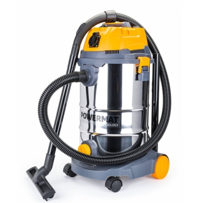 POWERMAT PM-OD-30M FC - ODKURZACZ PRZEMYSŁOWY PM-OD-30M FC 1600W SUCHO/MOKRO + OTRZĄSACZ FILTRA