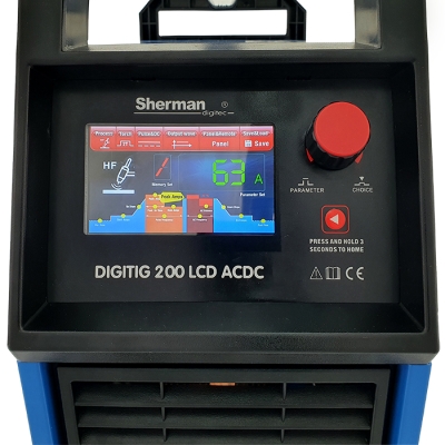 DIGITIG 200 LCD AC/DC - spawarka inwertorowa