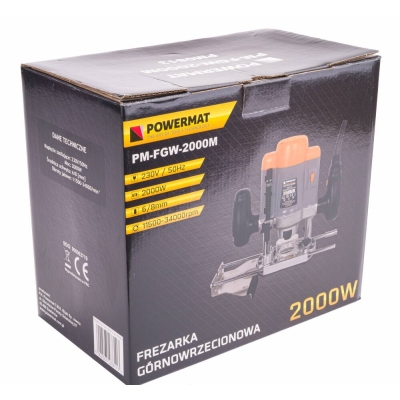POWERMAT PM-FGW-2000M - FREZARKA GÓRNOWRZECIONOWA KRAWĘDZIOWA WYCINARKA PM-FGW-2000M