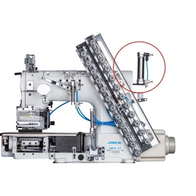 JACK JK-8009VCD-12064PR - gumiarka 12-igłowa, rozstaw igieł 6,4mm, DD, puller odbierający - komplet