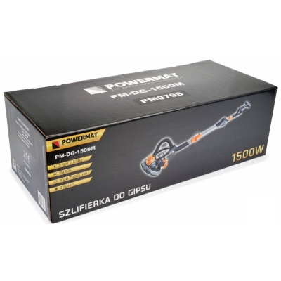 POWERMAT PM-DG-1500M - SZLIFIERKA DO GIPSU PM-DG-1500M (TYPU ŻYRAFA)