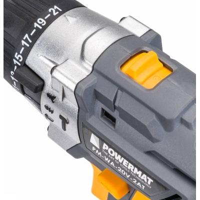 POWERMAT PM-WA-20V-2AT - WKRĘTARKA AKUMULATOROWA Z UDAREM PM-WA-20V-2AT