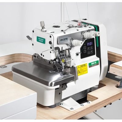 ZOJE B9500-16S2-02 SET Owerlok 1-igłowy, 3 nitkowy (mereżka) do lekkich i średnich materiałów - maszyna do szycia kompletna