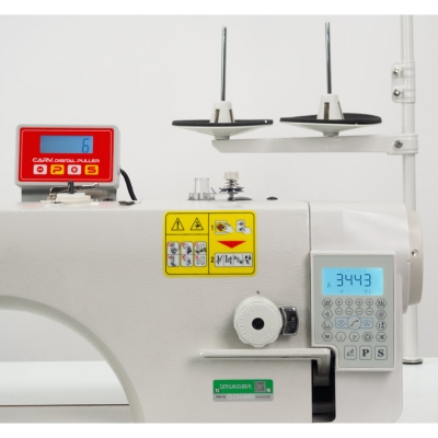 ZOJE ZJ9701LAR-D3-800/PF SET Automatyczna stebnówka długoramienna z pullerem - maszyna do szycia kompletna