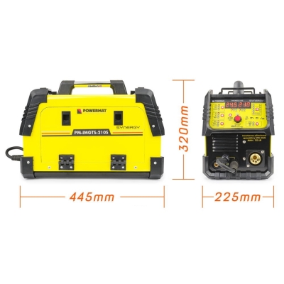 POWERMAT PM-IMGTS-210S SYNERGY - MIGOMAT INWERTOROWY 210A MIG / MAG / MMA / LIFT-TIG PM-IMGTS-210S SYNERGY