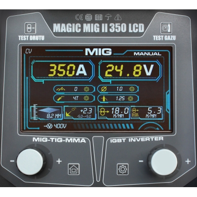 WELDER FANTASY MAGIC MIG II 350 LCD 4X4 - półautomat spawalniczy inwerterowy