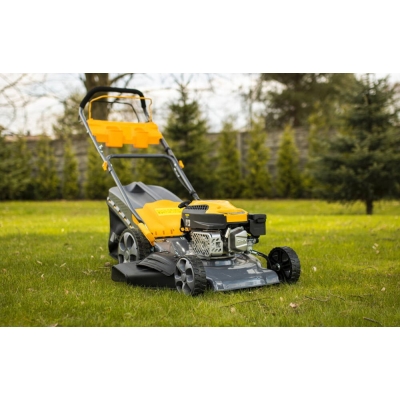 POWERMAT PM-KSS-5S - KOSIARKA SPALINOWA PM-KSS-5S Z NAPĘDEM 5KM 40L 5W1