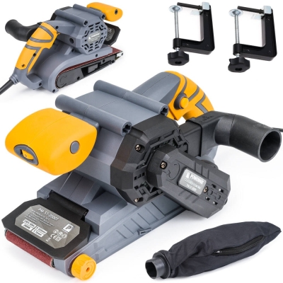 POWERMAT PM-ST-2000T - SZLIFIERKA TAŚMOWA DO DREWNA I METALU 2000W PM-ST-2000T