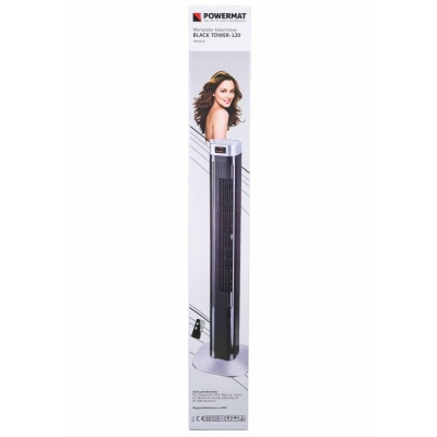 POWERMAT BLACK TOWER-120 - WENTYLATOR KOLUMNOWY POWERMAT BLACK TOWER-120