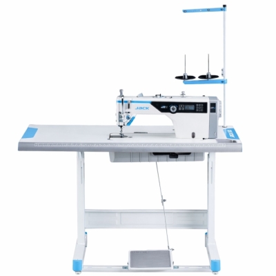 JACK A5E-B- automatyczna stebnówka 1-igłowa, DD, 30,5cm, automatyczne dopasowanie parametrów do grubości materiału do lekkich i średnich materiałów