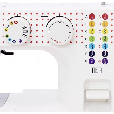JANOME JUNO J15R Maszyna do szycia wieloczynnościowa sterowana mechanicznie z chwytaczem rotacyjnym, 15 programów