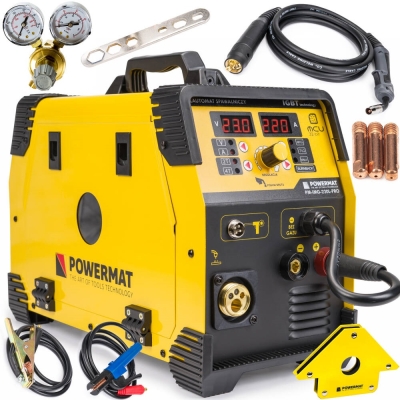 POWERMAT PM-IMG-220L-PRO - MIGOMAT INWERTOROWY 220A MIG / MAG / TIG / MMA PM-IMG-220L-PRO