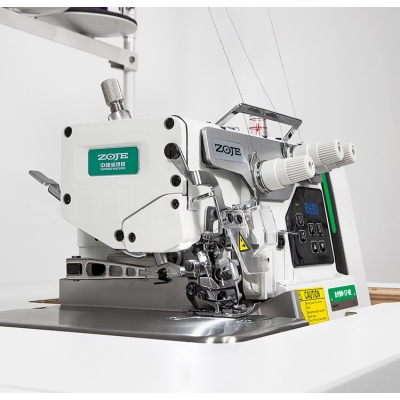 ZOJE B9500-17-02 SET Owerlok 1-igłowy, 3-nitkowy mechatroniczny do lekkich i średnich materiałów - maszyna do szycia kompletna
