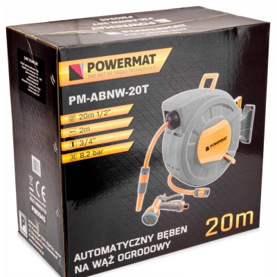 POWERMAT PM-ABNW-20T - AUTOMATYCZNY BĘBEN NA WĄŻ PM-ABNW-20T