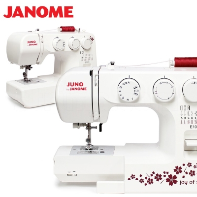JANOME JUNO E1019 Maszyna do szycia wieloczynnościowa sterowana mechanicznie, 19 programów