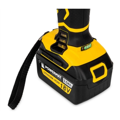 POWERMAT PM-CAG-18V - SZLIFIERKA KĄTOWA AKUMULATOROWA PM-CAG-18V 125MM