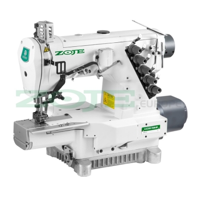 ZOJE ZJC2500-156M-BD SET Interlok (kapówka) 3-igłowy o cylindrycznym łożu z wbudowanym silnikiem AC Servo i pozycjonowaniem igieł - maszyna kompletna