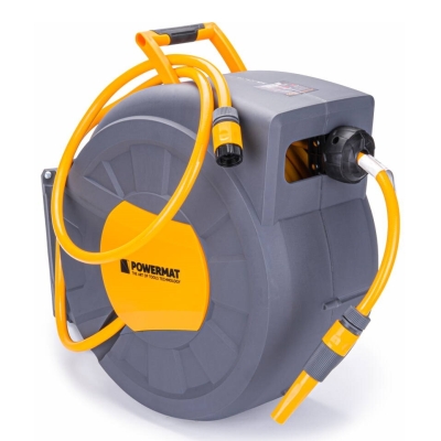 POWERMAT PM-ABNW-35M - AUTOMATYCZNY BĘBEN ZWIJACZ NA WĄŻ OGRODOWY PM-ABNW-35M