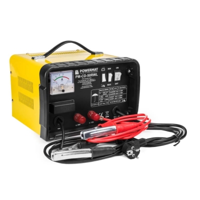 POWERMAT PM-CD-50RWL - PROSTOWNIK AKUMULATOROWY 12/24V Z ROZRUCHEM PM-CD-50RWL