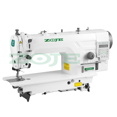 ZOJE ZJ9903AR-D3B/PF SET Stebnówka automatyczna, transport igłowy, lekkie i średnie materiały, wbudowany silnik AC Servo i skrzynka sterująca, zamknię