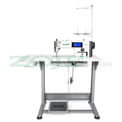 ZOJE ZJ9000E-D4S-TP-02 SET Stebnówka automatyczna do lekkich i średnich materiałów, z wbudowanym silnikiem AC Servo i sterowaniem