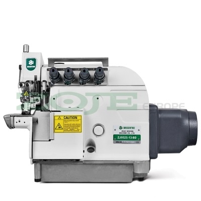 ZOJE ZJ952S-13-BD SET 4-thread overlock machine, for light and medium materials, with built-in AC Servo motor and needle positioning - complete machine