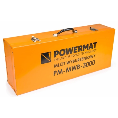 POWERMAT PM-MWB-3000 - MŁOT UDAROWY WYBURZENIOWY HEX SDS 3000W PM-MWB-3000 45J