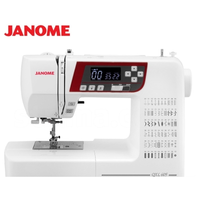 JANOME QXL605 Maszyna do szycia wieloczynnościowa sterowana komputerowo, 60 programów szycia