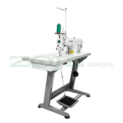 ZOJE ZJ9703HAR-D4 SET Automatyczna stebnówka 1-igłowa, o max. długości ściegu 11 mm, do średnich i grubych materiałów - maszyna do szycia kompletna