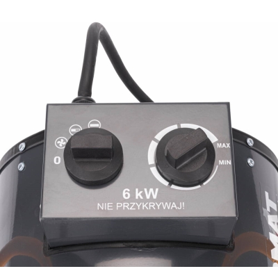 POWERMAT PM-NAG-6EN - NAGRZEWNICA ELEKTRYCZNA DMUCHAWA FARELKA 6KW 400V PM-NAG-6EN