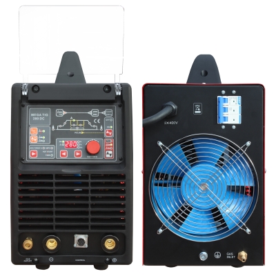 WELDER FANTASY MEGATIG 280DC - spawarka inwertorowa, uchwyt, chłodnica, wózek - zestaw