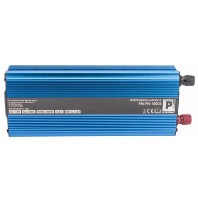 POWERMAT PM-PN-1800S - PRZETWORNICA NAPIĘCIA SAMOCHODOWA 12V 230V 1800W PM-PN-1800S