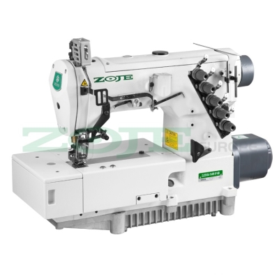 ZOJE ZJ2500A-164M-BD SET Interlok (kapówka) 3-igłowy o płaskim łożu z wbudowanym silnikiem AC Servo i pozycjonowaniem igieł - maszyna kompletna