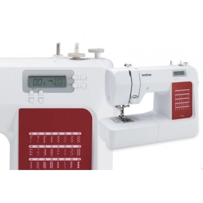 BROTHER CS10S - home machine, 40 patterns, automatic buttonhole, twin needle sewing, automatic bartack