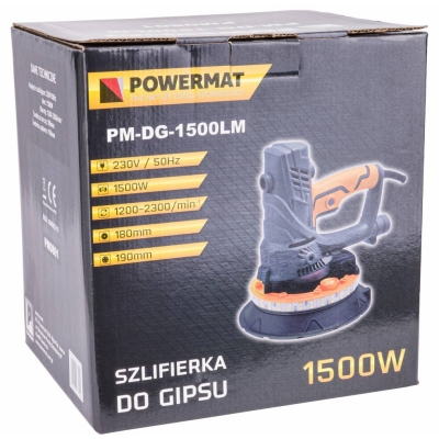 POWERMAT PM-DG-1500LM - SZLIFIERKA DO GIPSU PM-DG-1500LM