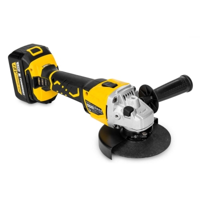 POWERMAT PM-CAG-18V - SZLIFIERKA KĄTOWA AKUMULATOROWA PM-CAG-18V 125MM